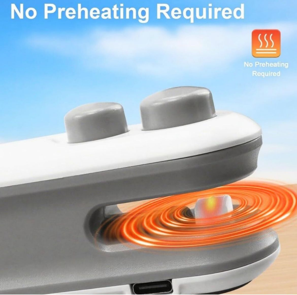 Mini Portable Sealing Machine | Handy Snack Packet Sealer | Battery Operated Heat Sealer for Kitchen, Snacks & Food Storage