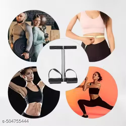 Dragonfly Store Gym Exercise Equipment Set Home Workout Combo Men and Women – Included Items (Tummy Trimmer, Skipping Rope with Hand Gripper)